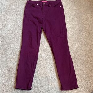 Lilly Pulitzer South Ocean Skinny Crop Jeans 8
